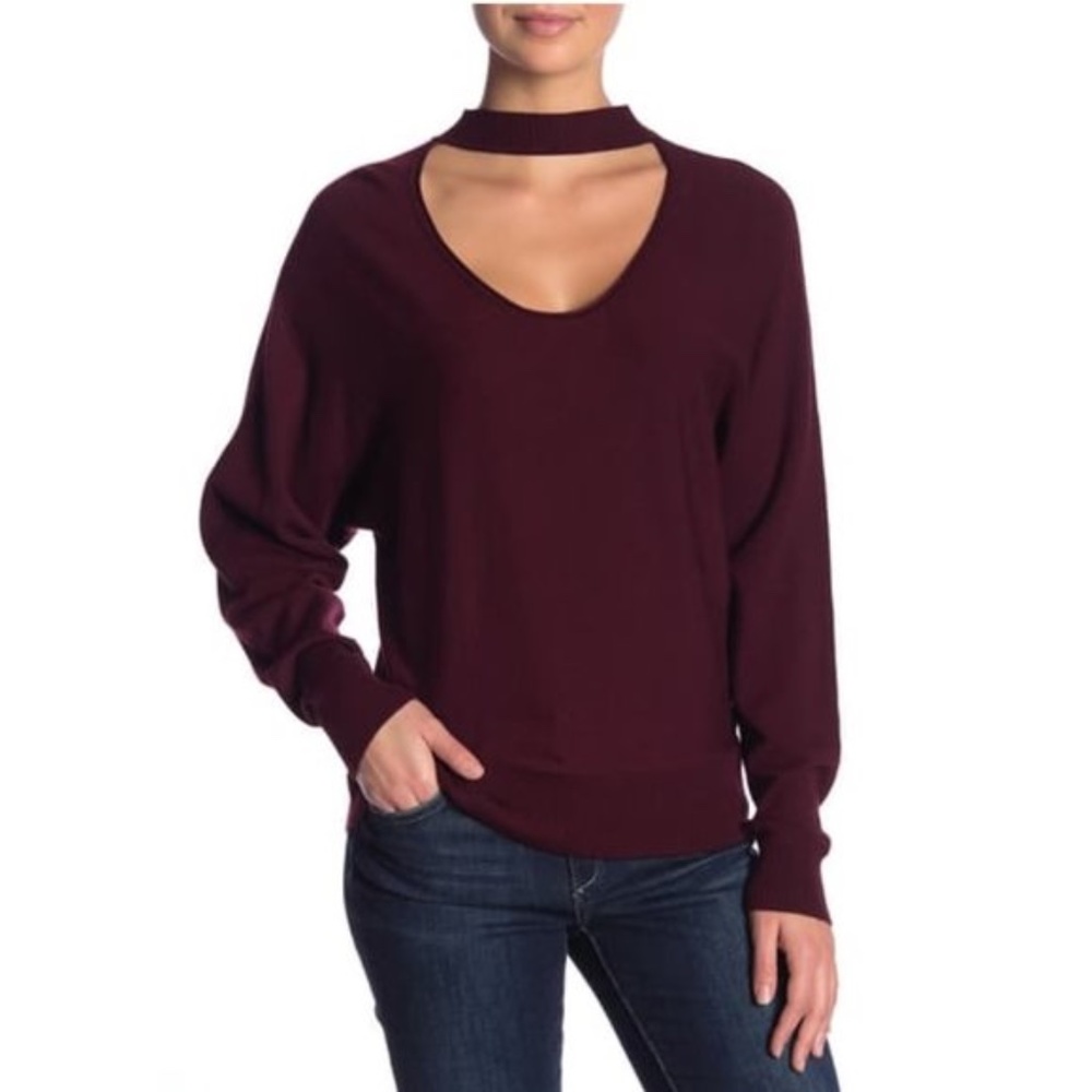 Splendid Choker Neck Pullover
